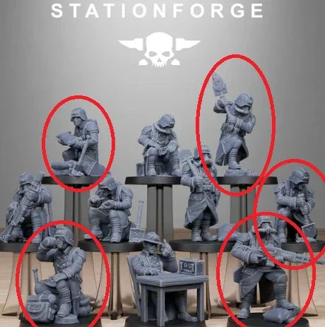 Lot de figurines GrimGuard