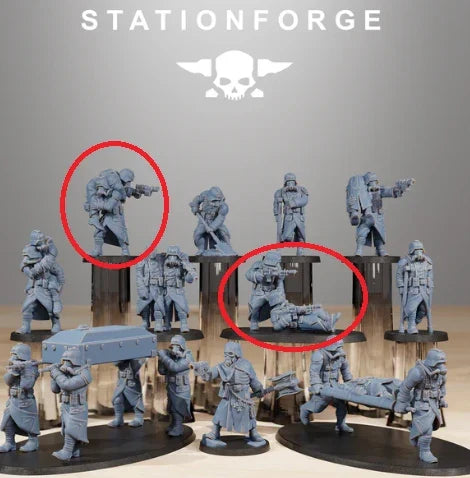 Lot de figurines GrimGuard