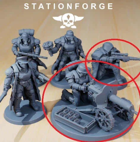 Lot de figurines GrimGuard