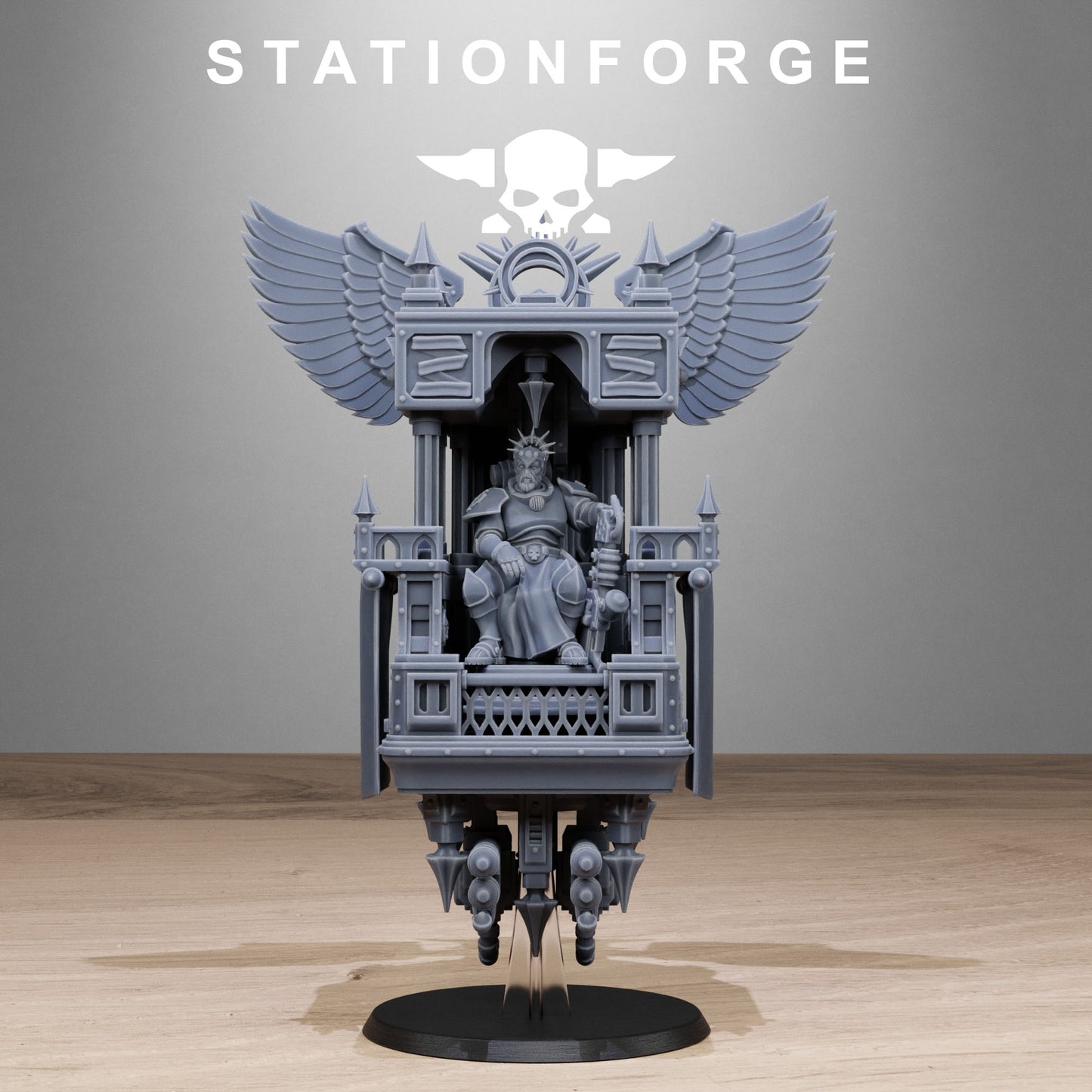 Vodalites Flying Throne - Figurine Station Forge