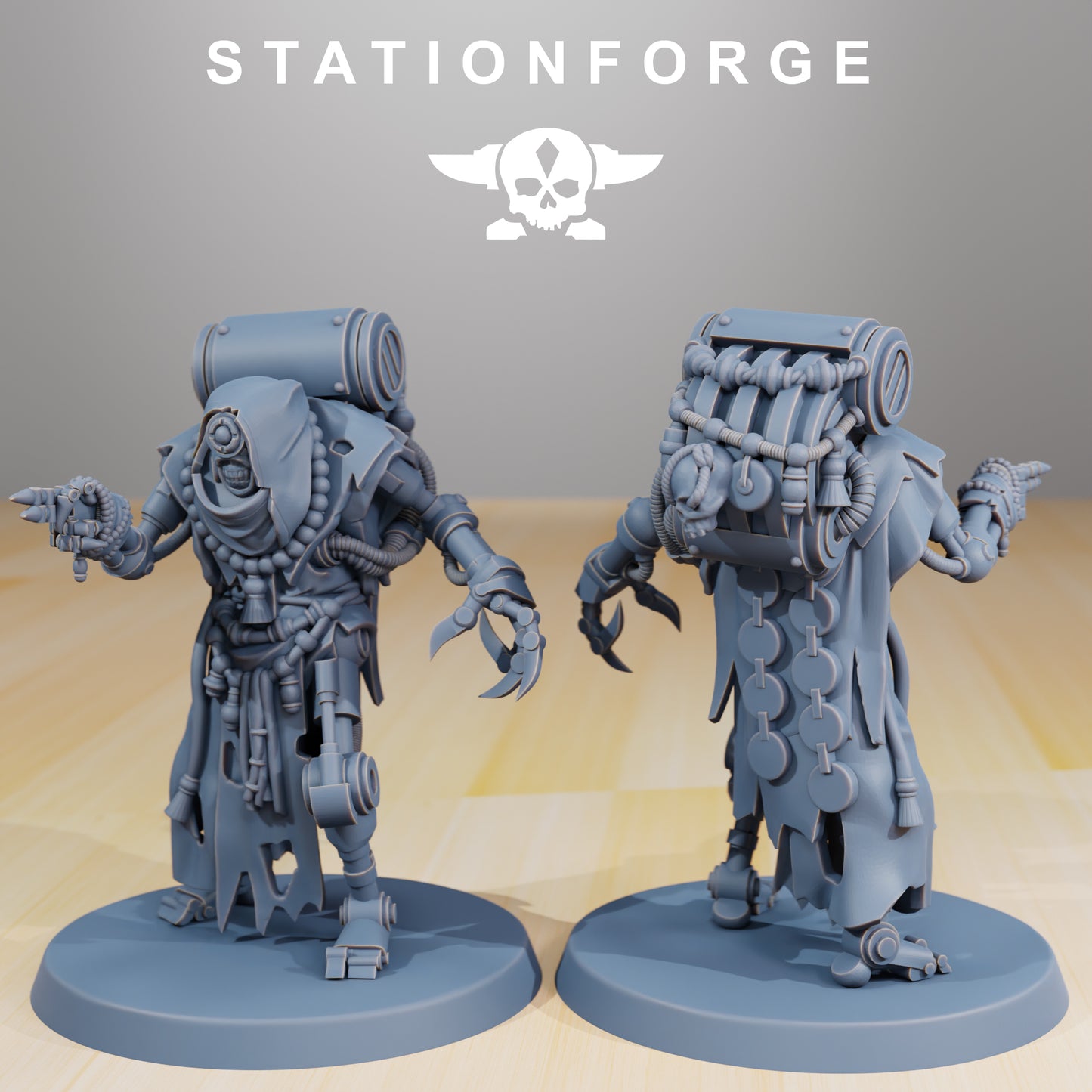 Scavenger Cultists - Station Forge en 100mm et Scavenger Droitex MK2 en 100mm