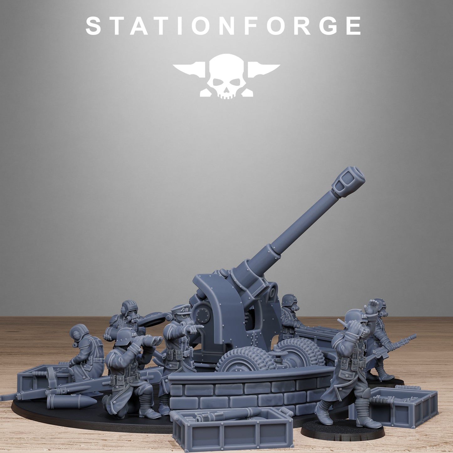 GrimGuard Light Artillery 2.0 - Figurine Station Forge