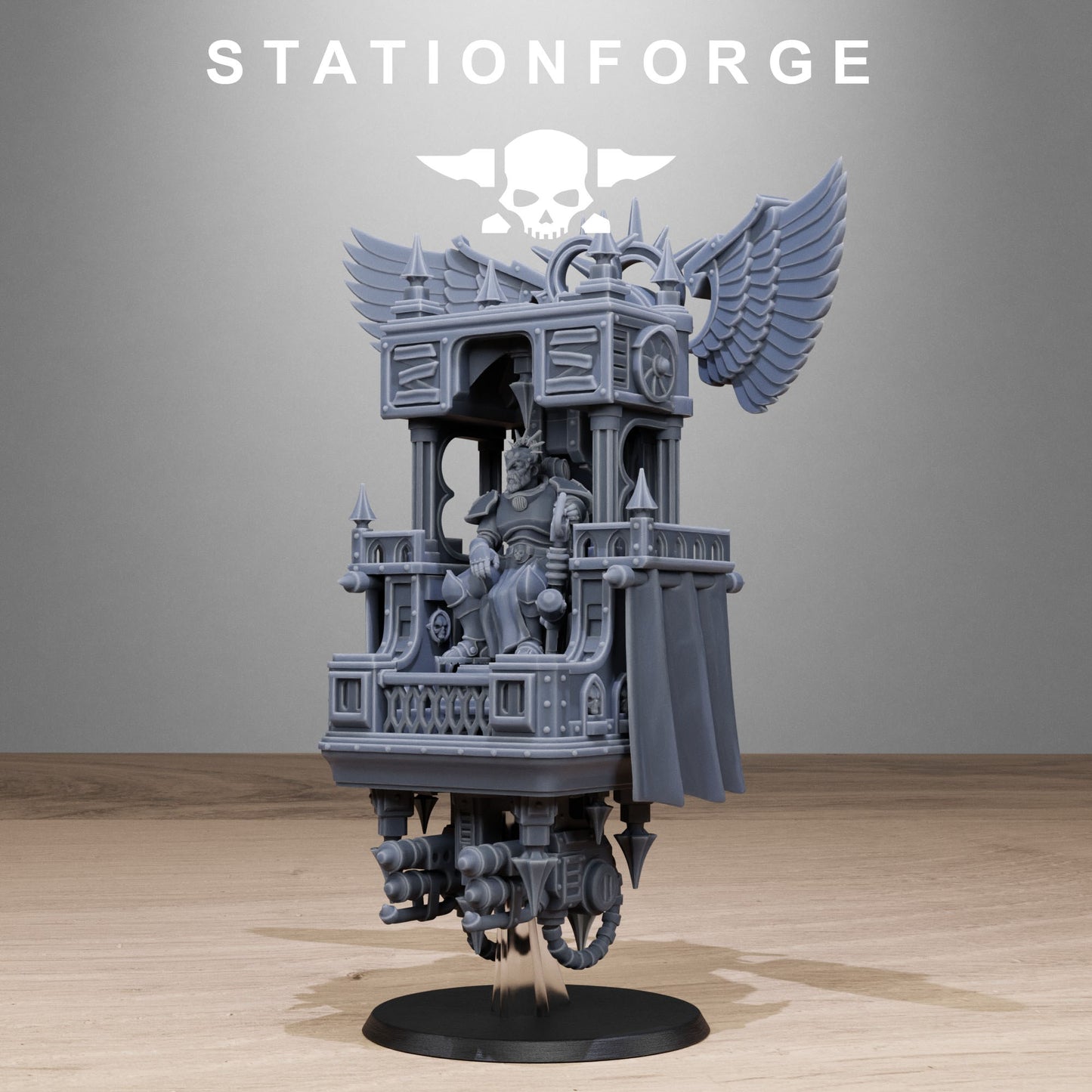 Vodalites Flying Throne - Figurine Station Forge