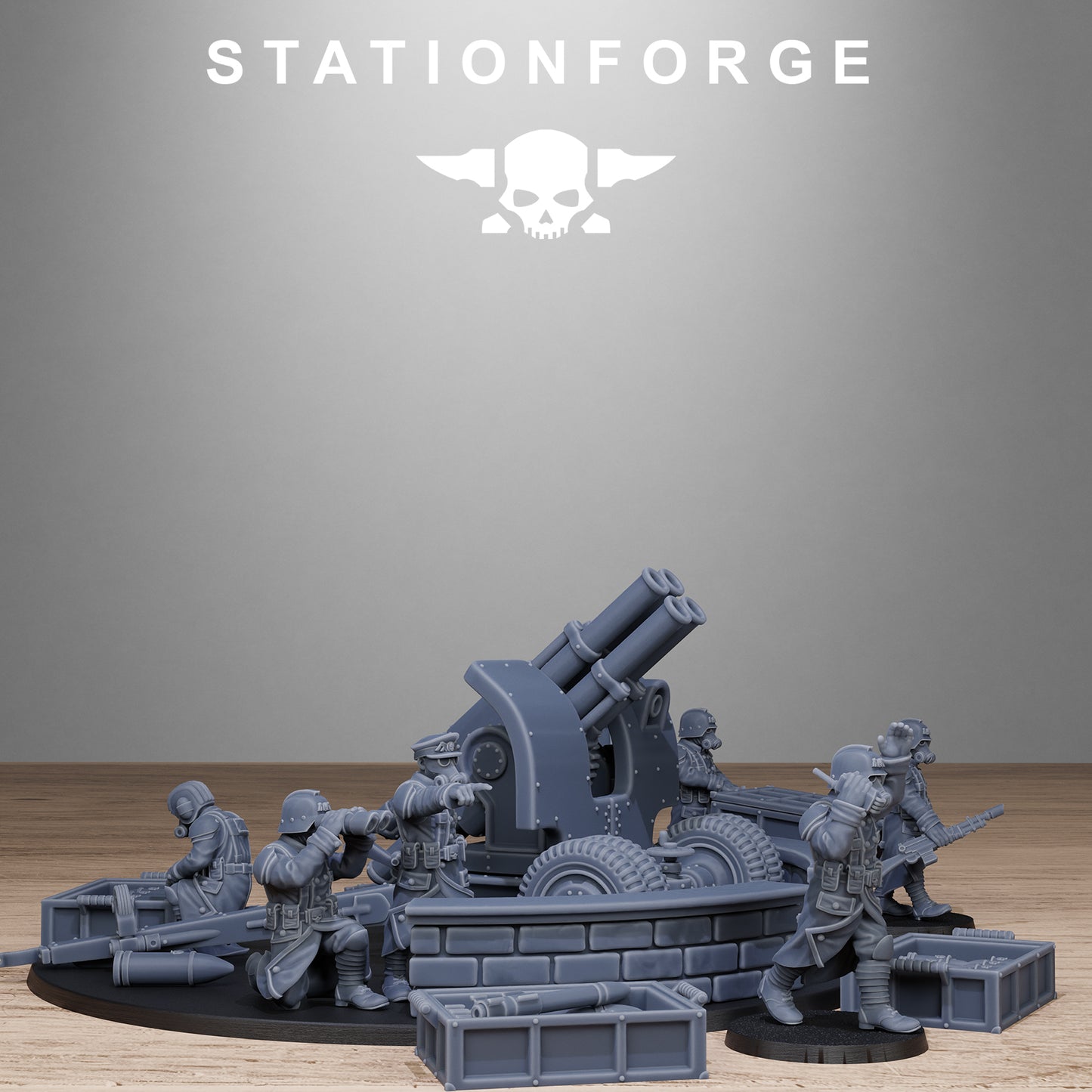GrimGuard Light Artillery 2.0 - Figurine Station Forge