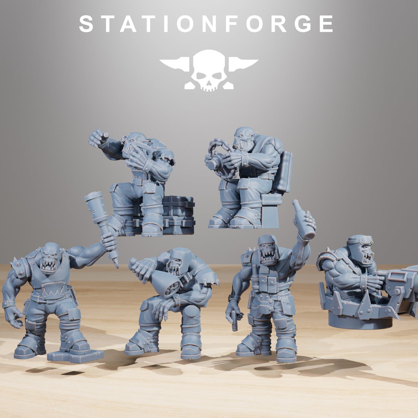 Orkaz Party Wagon A et son équipage - Station Forge