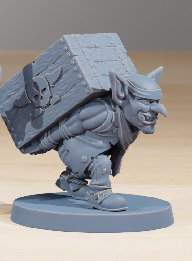 GOBS Pirates en 100mm et ORKAZ PIRATE en 100mm