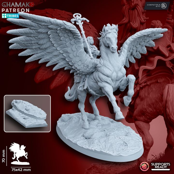 Life Wizard Pegasus - Figurine GHAMAK