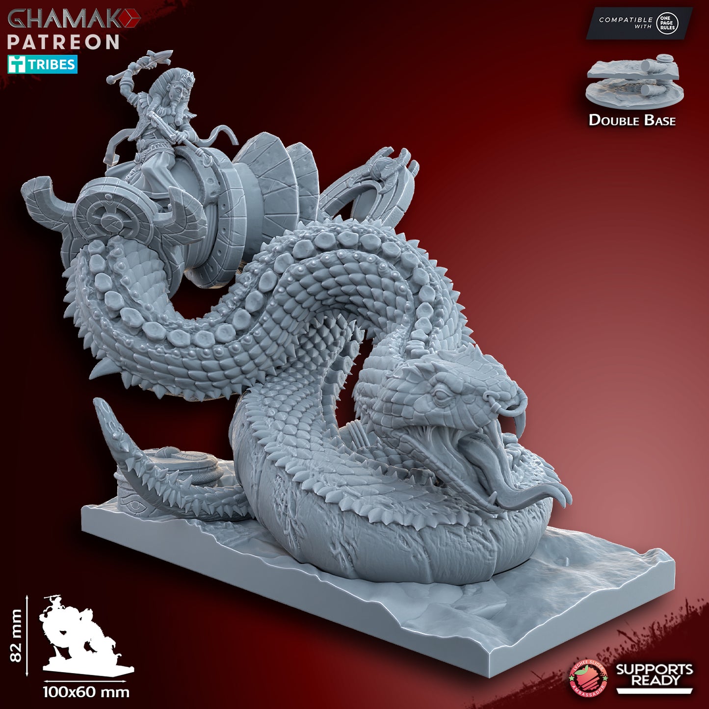 God Prince On Snake - Figurine Ghamak