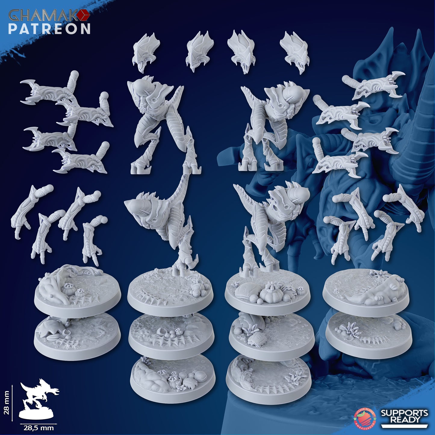 Swarm Shardlings - GHAMAK - GHAMAK - 3DPitFactory