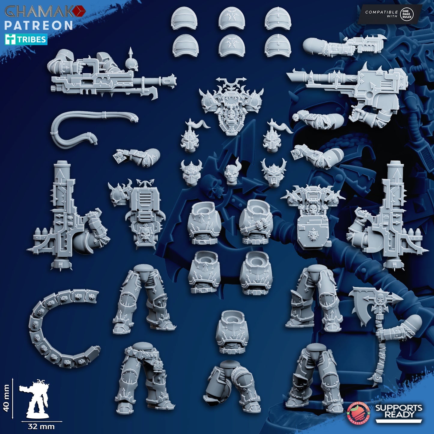 Herertic Knights Desolators - GHAMAK