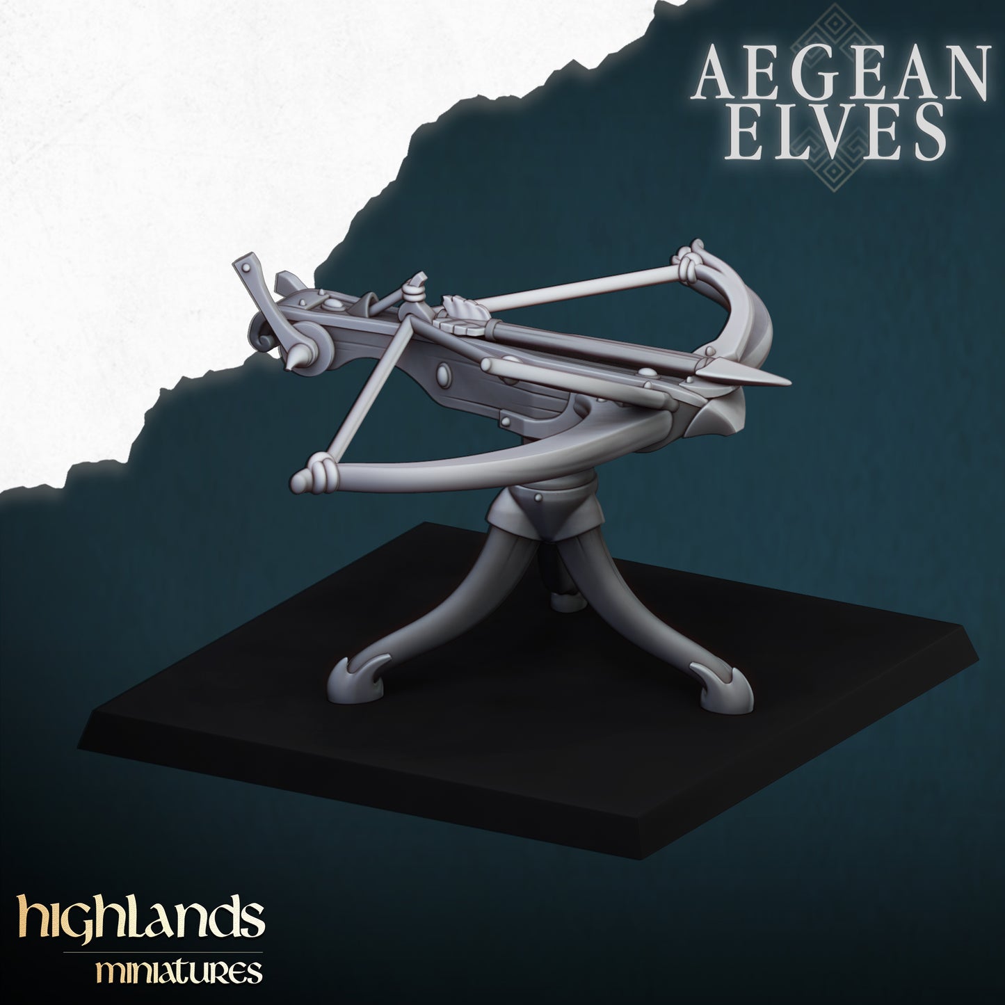 AEGEAN ELVES BALLISTA - Figurine Highlands Miniatures
