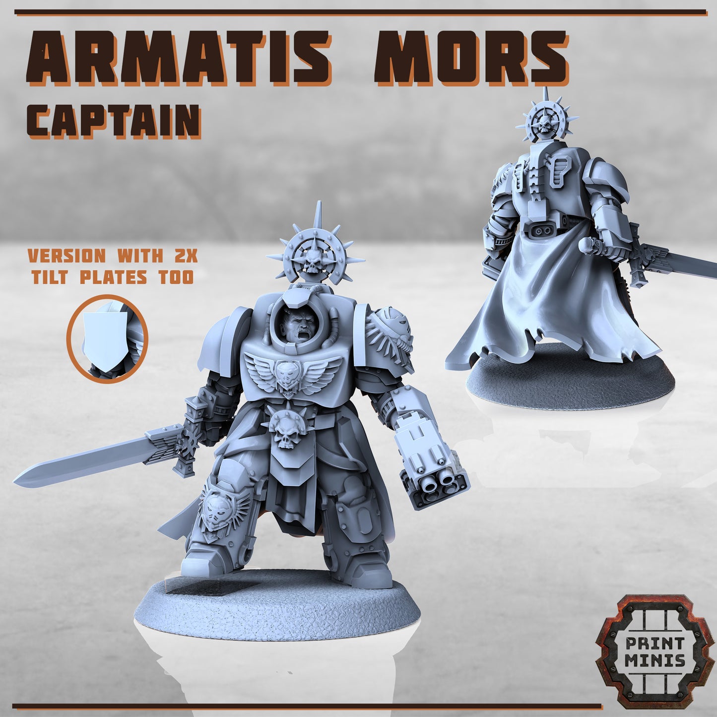 Armatis Mors Captain - Print Minis