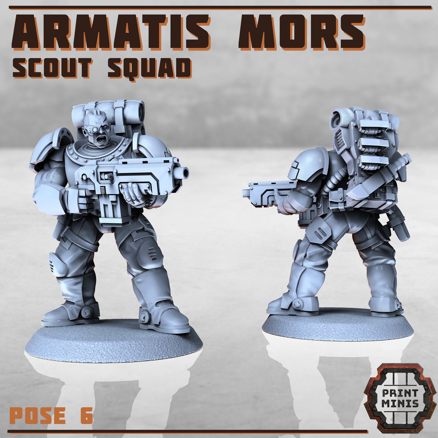 Armatis Mors Scouts - Figurine Print Minis