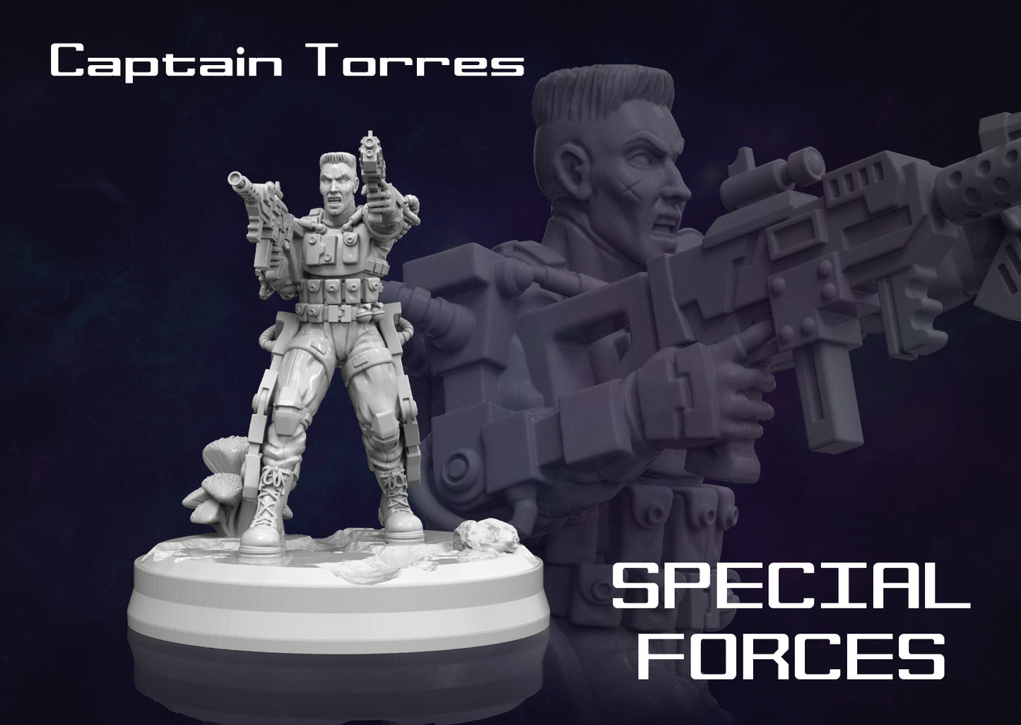 Captain Torres - Print Minis