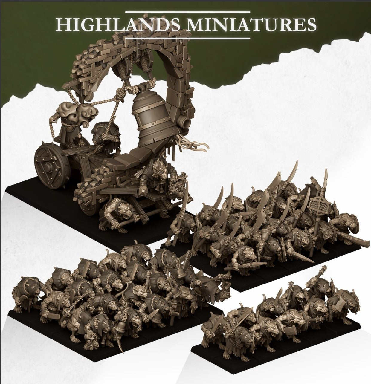 MOVING SEWER - Figurine Highlands Miniatures