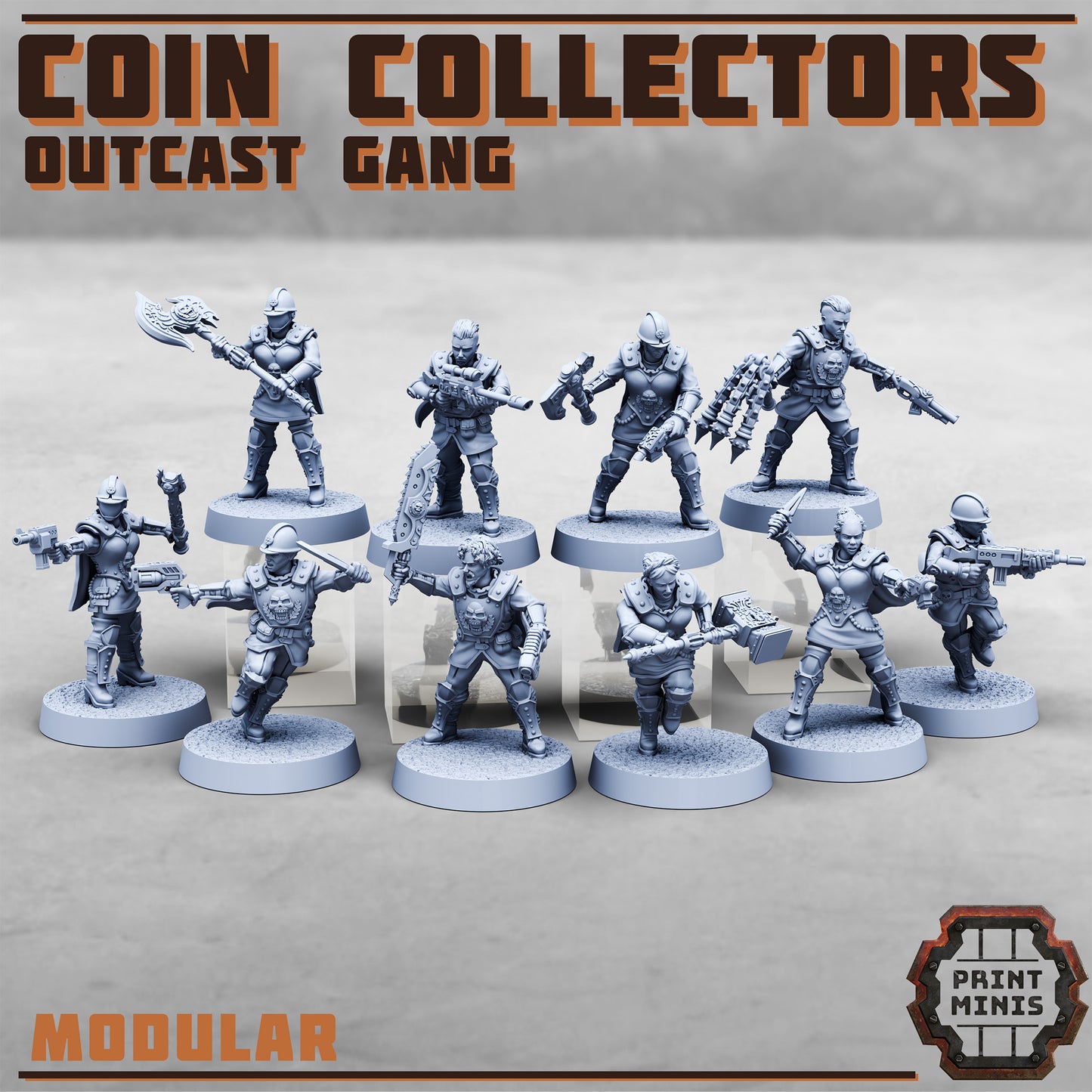 Coin Collectors - Outcast Gang - Figurine Print Minis