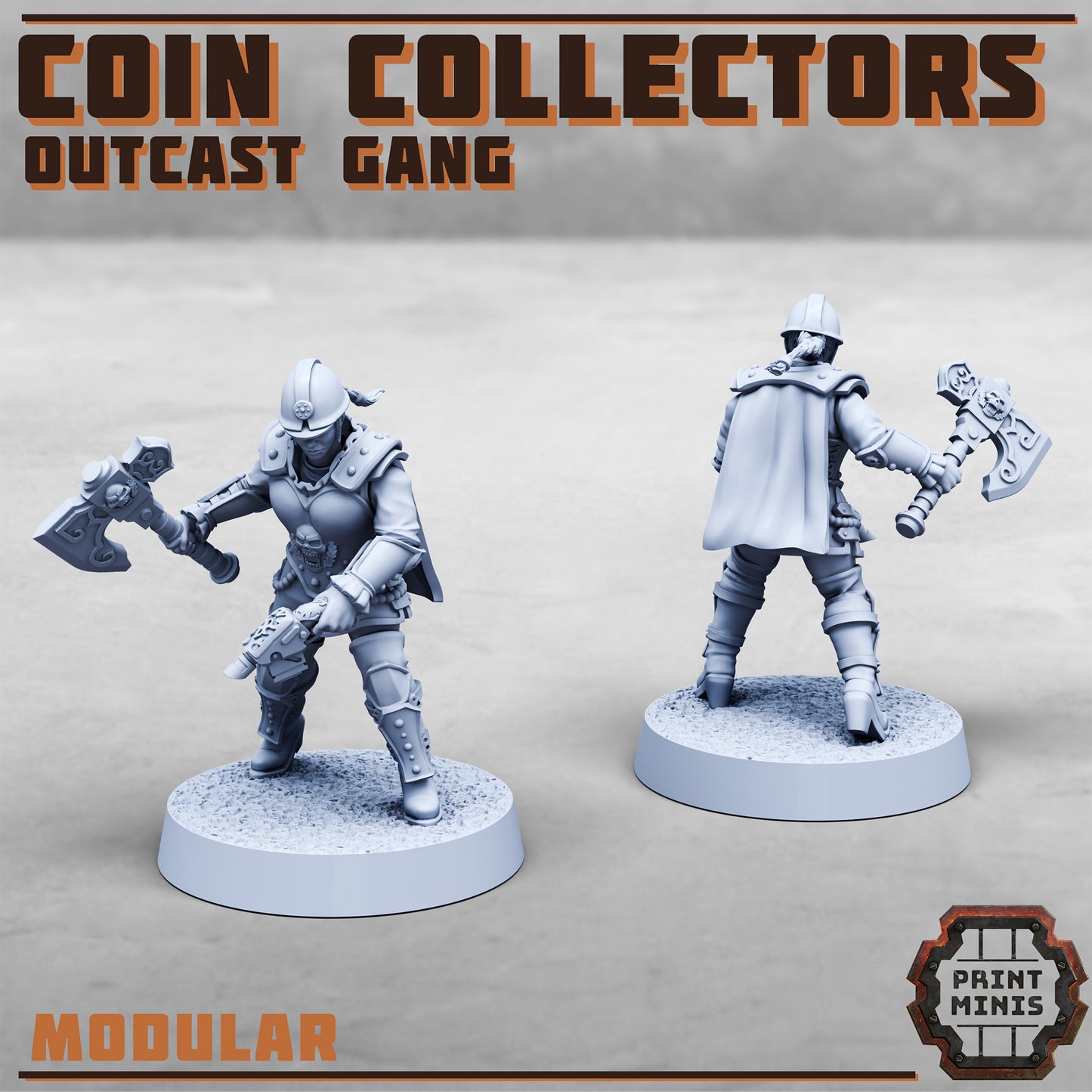Coin Collectors - Outcast Gang - Figurine Print Minis