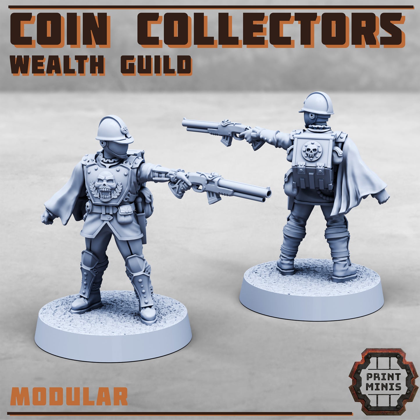 Coin Collectors - Wealth Guild - Figurine Print Minis
