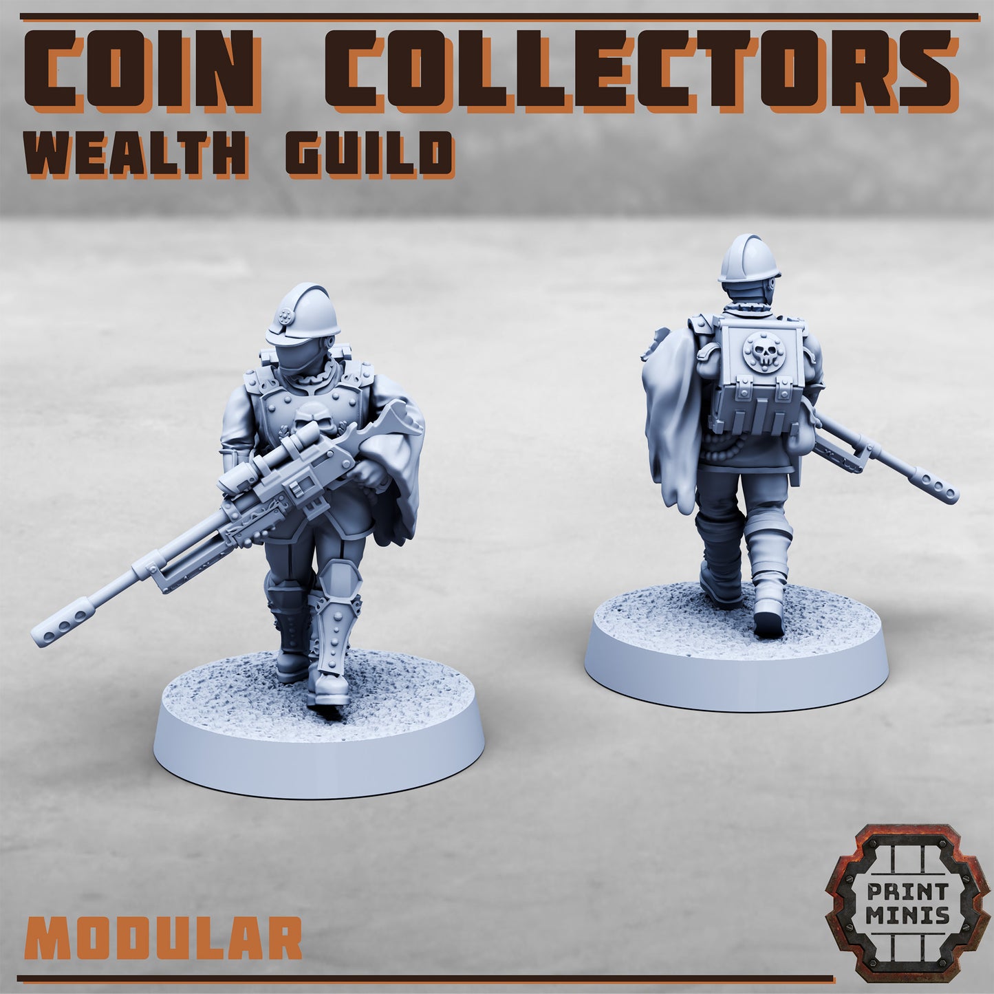 Coin Collectors - Wealth Guild - Figurine Print Minis
