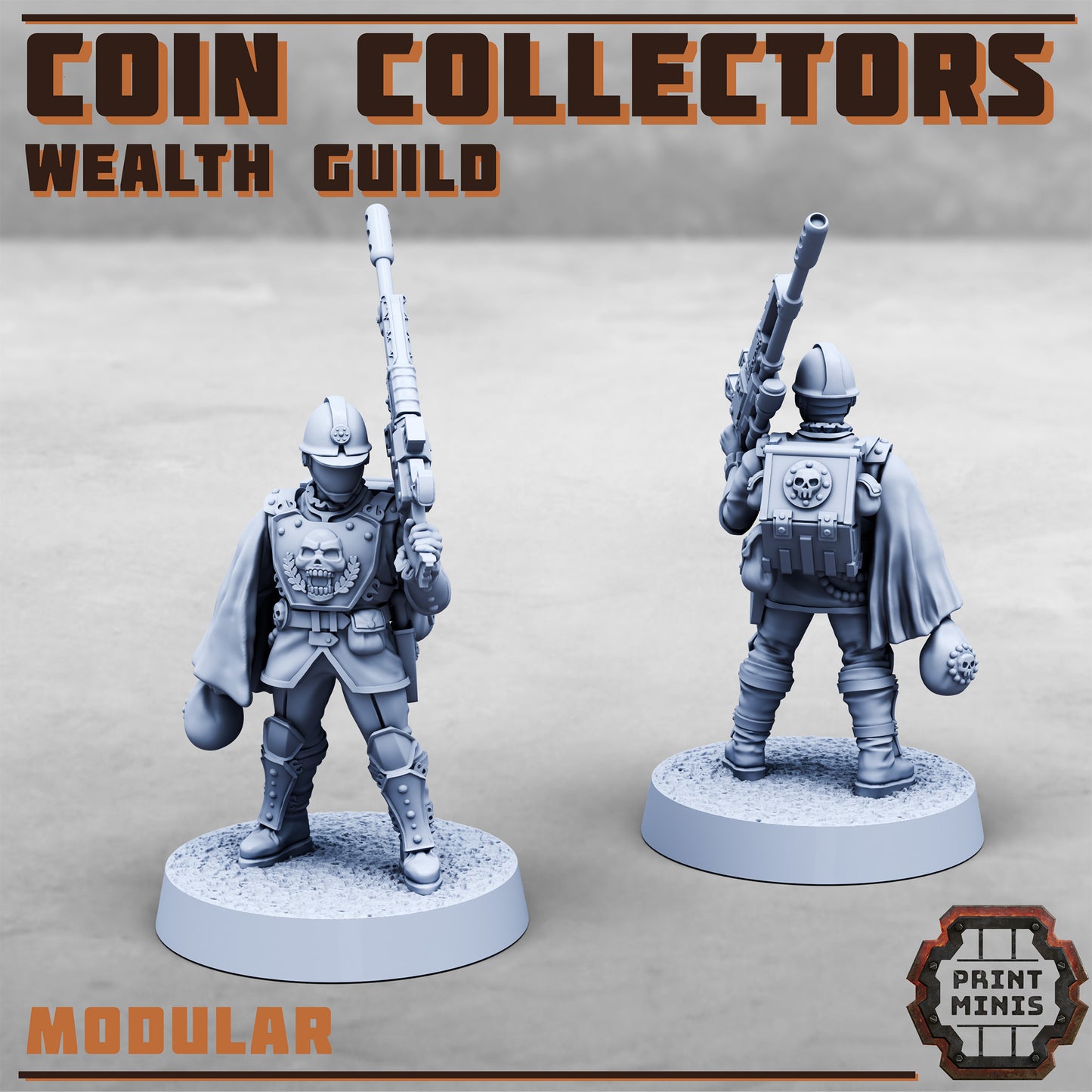 Coin Collectors - Wealth Guild - Figurine Print Minis