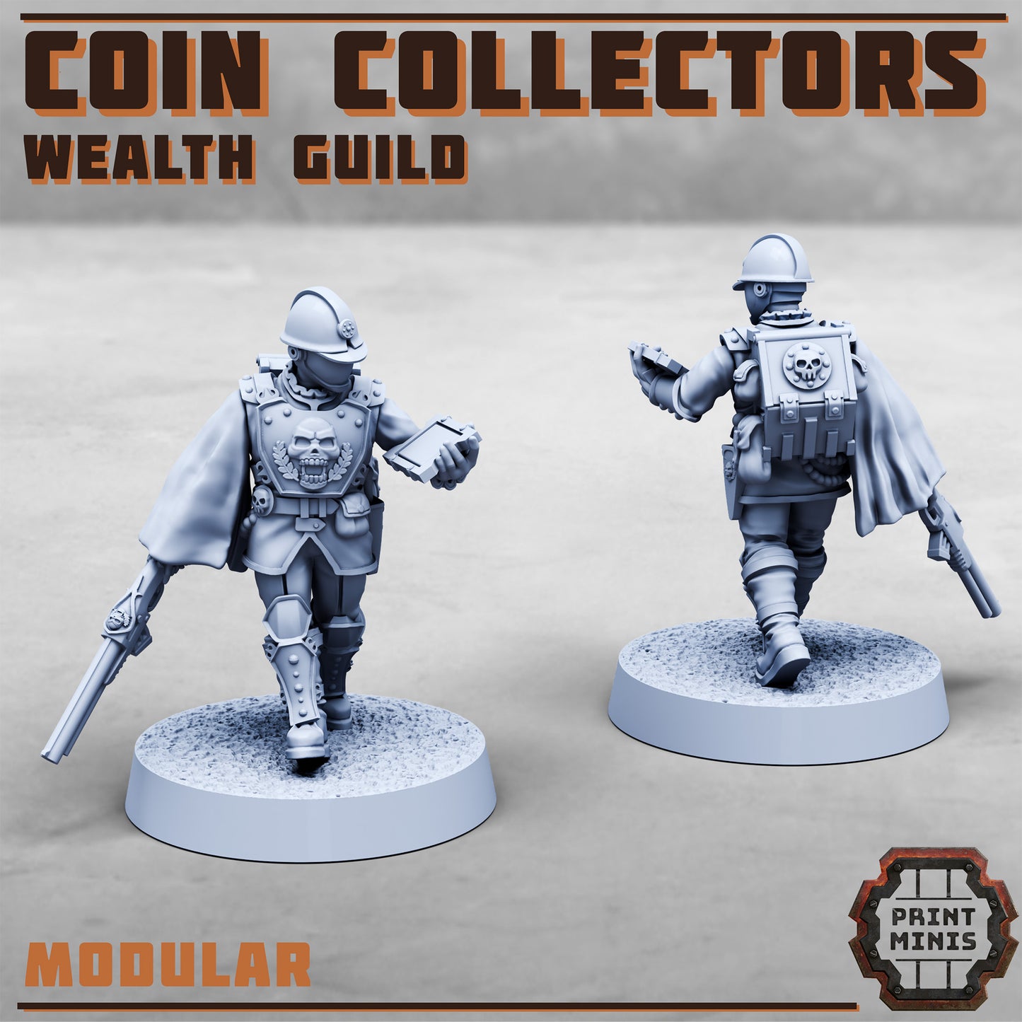 Coin Collectors - Wealth Guild - Figurine Print Minis