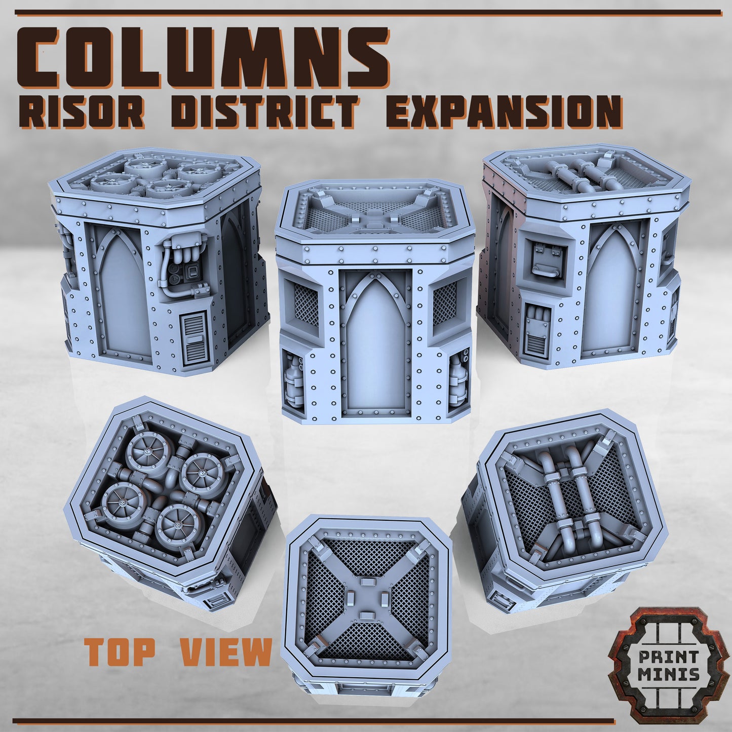 Column Expansion - Risor District - Figurine Print Minis