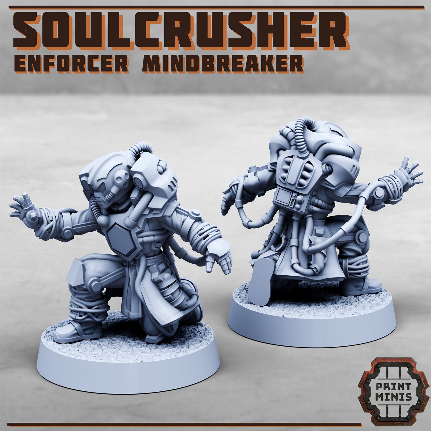 Mindbreakers - Psywither et Soulcrusher - City Watch Enforcers - Figurine Print Minis