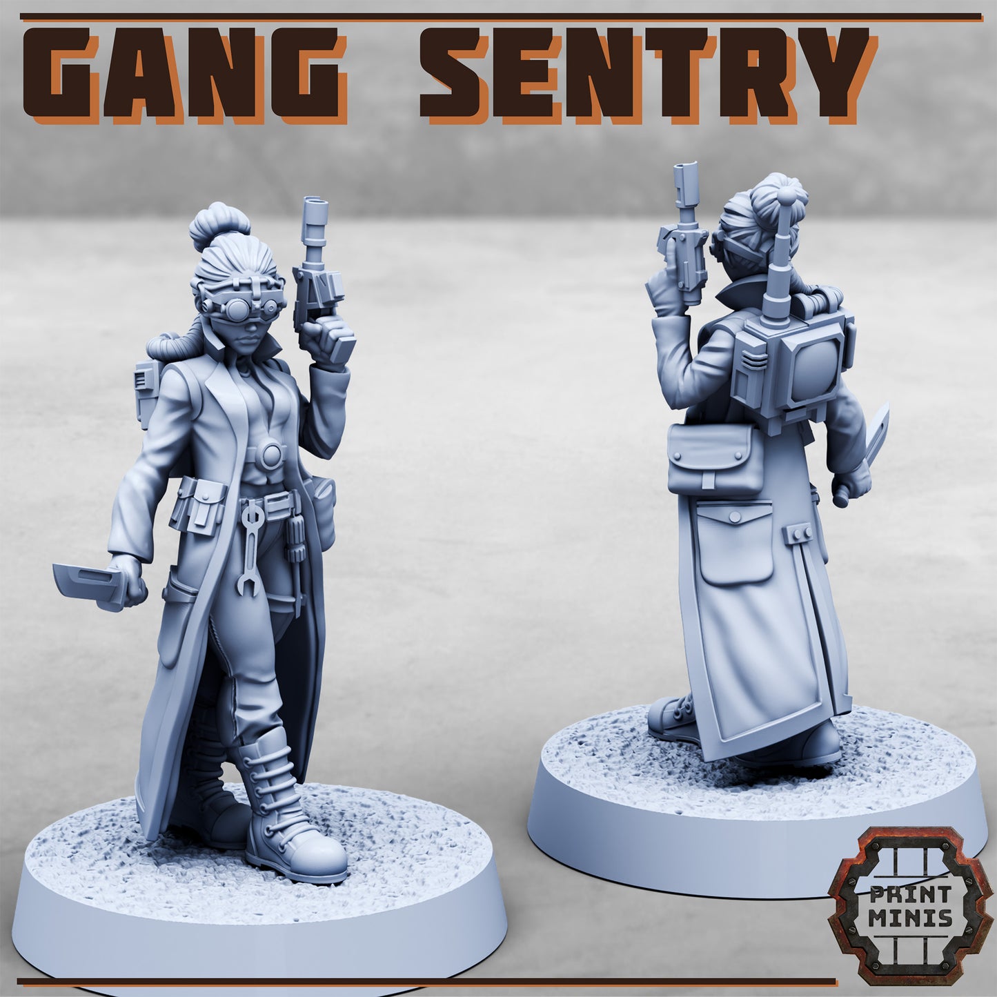Gang Sentry - Figurine Print Minis