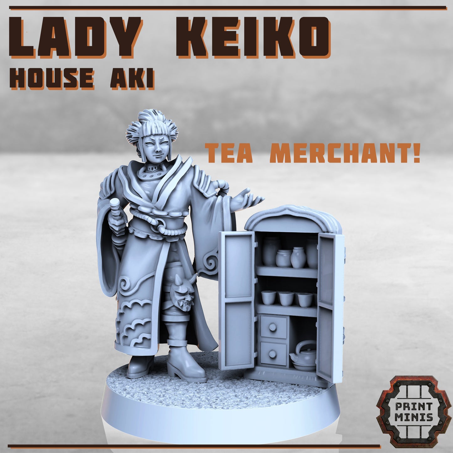 Les Lady Keiko - Figurine Print Minis