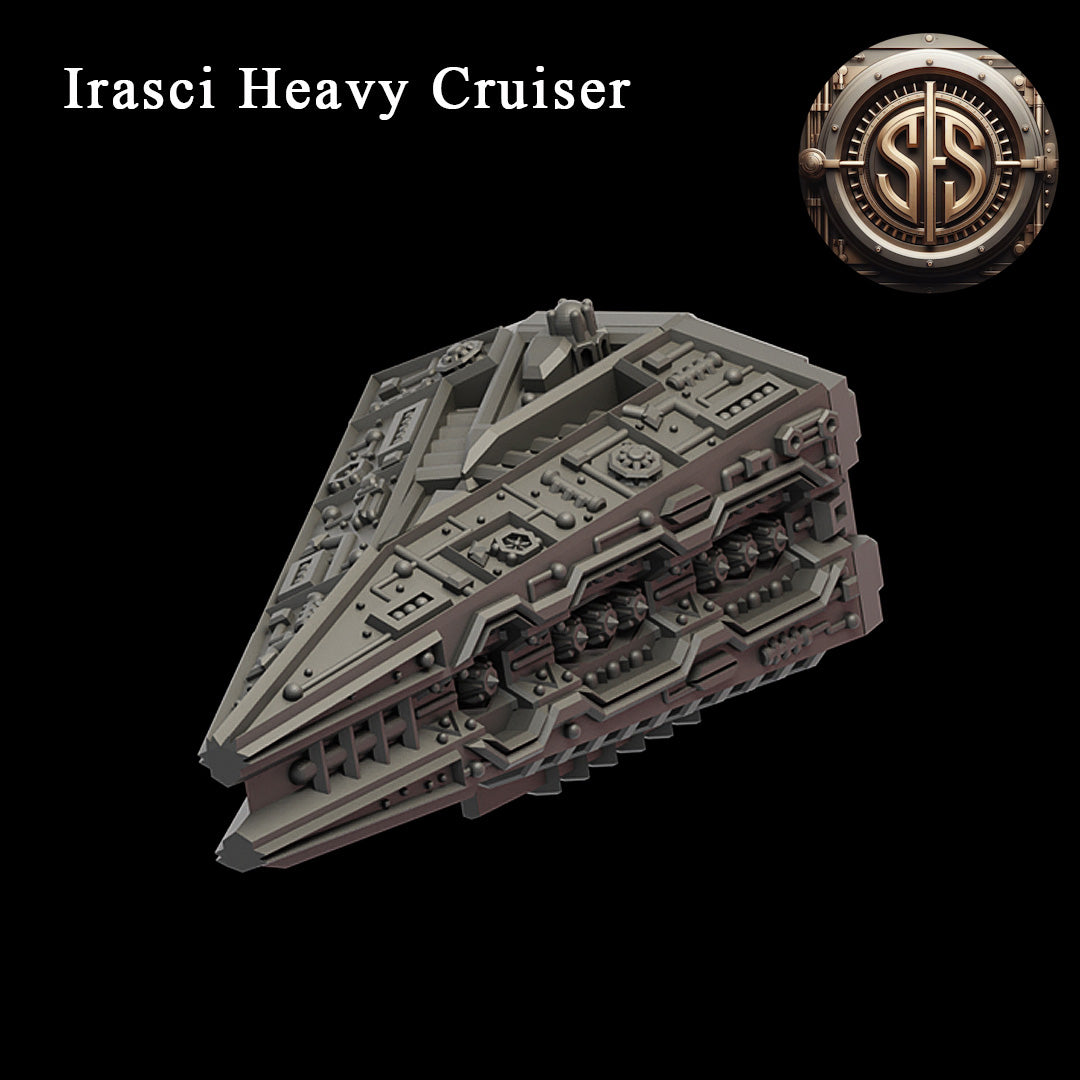 Irasci Heavy Cruiser - Figurine Print Minis - Soulforge Studio