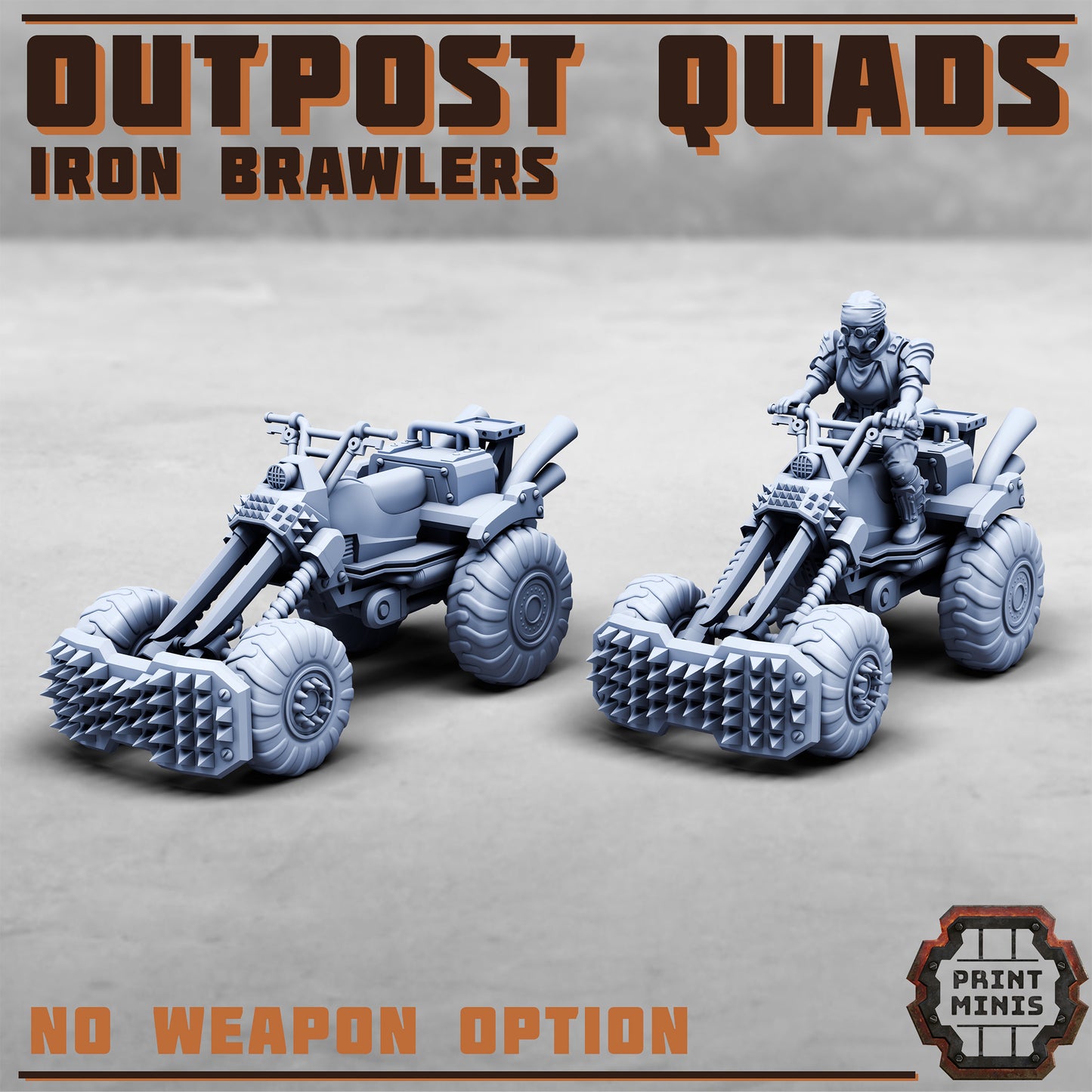 Outpost Quad Bike - Figurine Print Minis