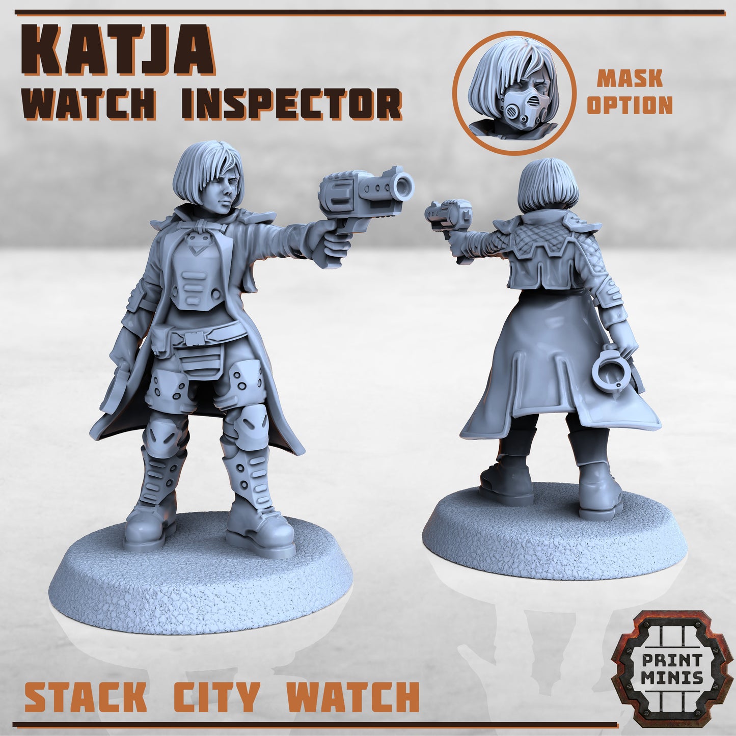 Katja - City Watch Inspector - Figurine Print Minis