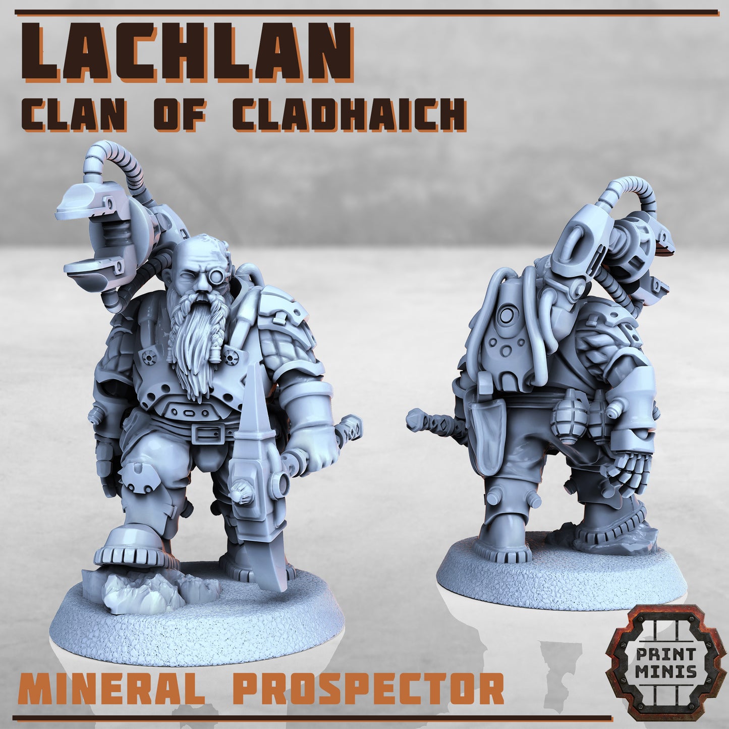LACHLAN Clan of Cladhaich - Print Minis