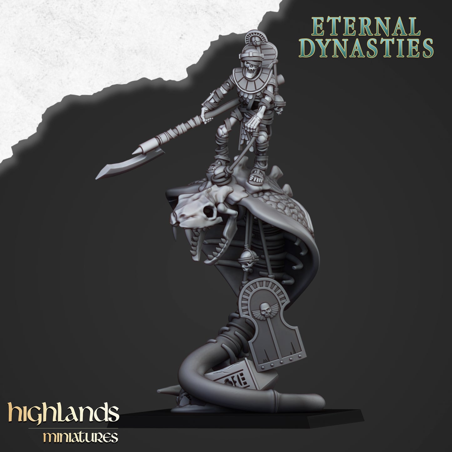MOUNTED ANCIENT GUARD - Figurine Highlands Miniatures