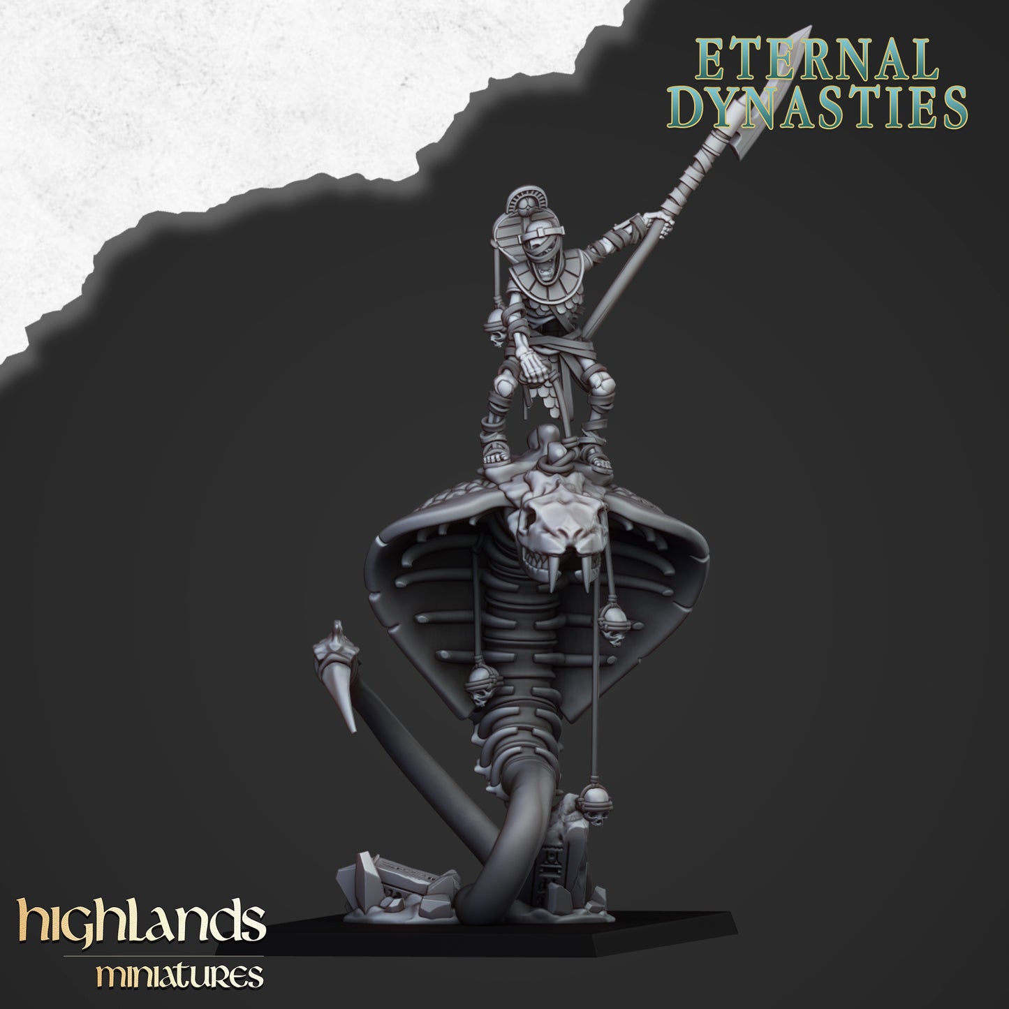 MOUNTED ANCIENT GUARD - Figurine Highlands Miniatures