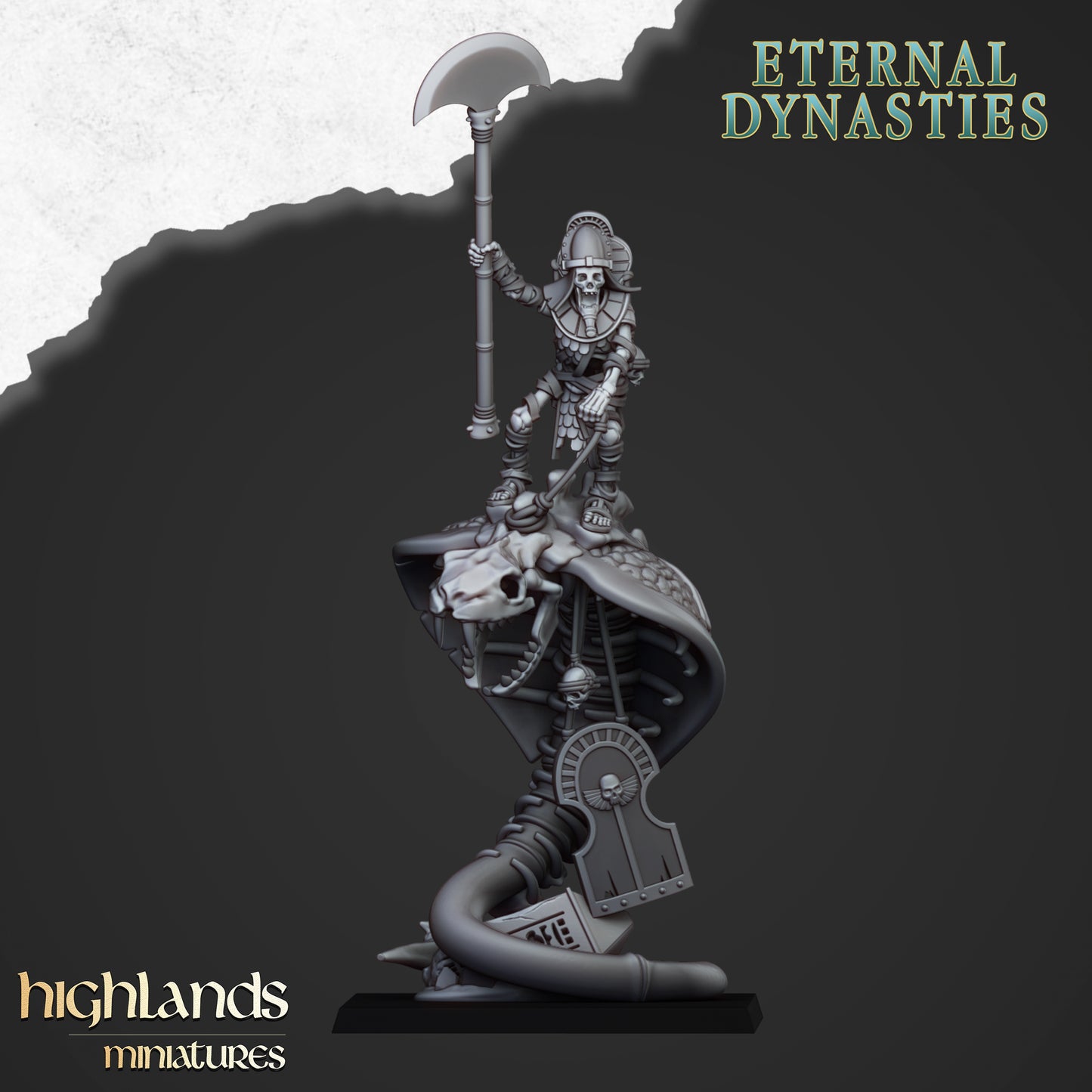 MOUNTED ANCIENT GUARD - Figurine Highlands Miniatures