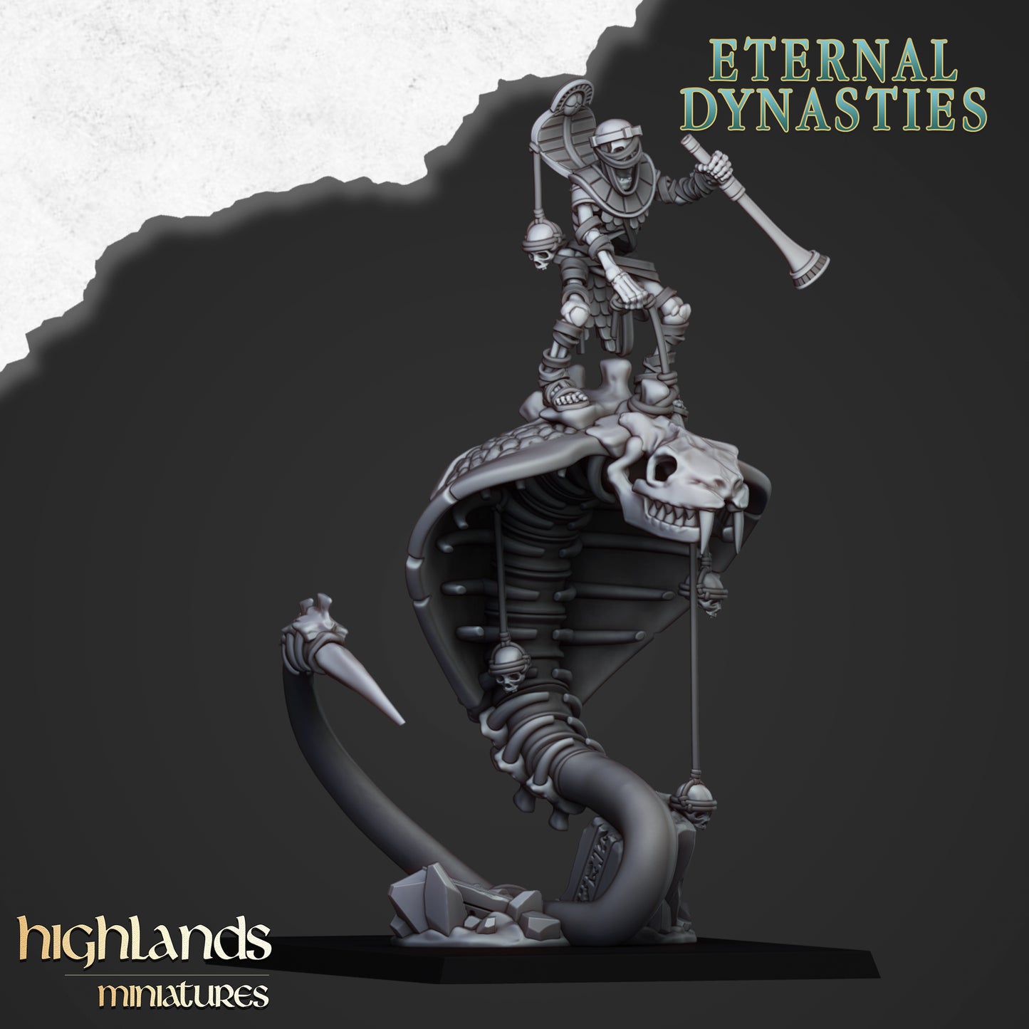 MOUNTED ANCIENT GUARD - Figurine Highlands Miniatures