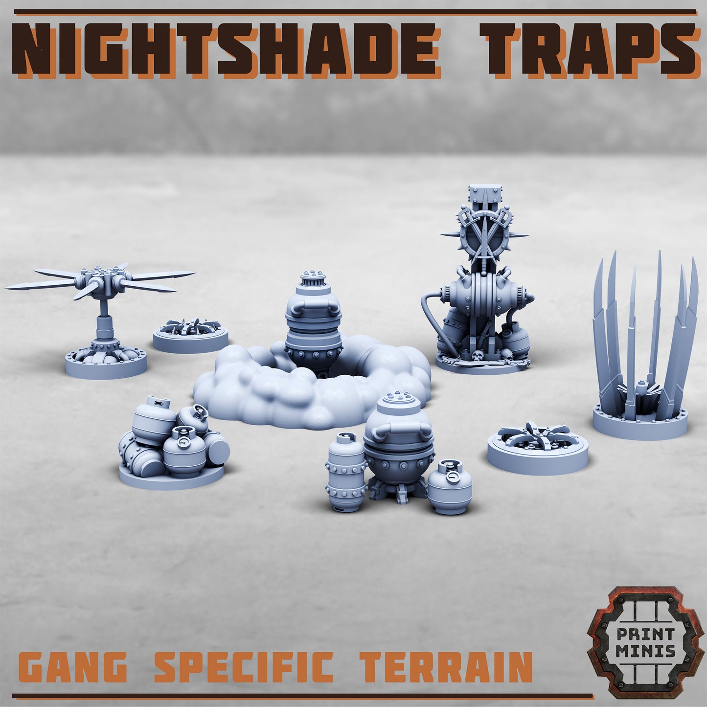 Bitter Nightshade Traps - Figurine Print Minis