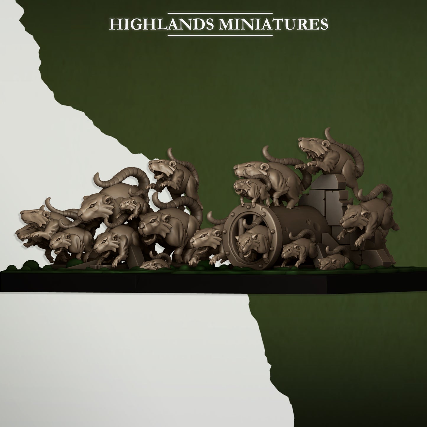 RAT SWARM - Figurine Highlands Miniatures