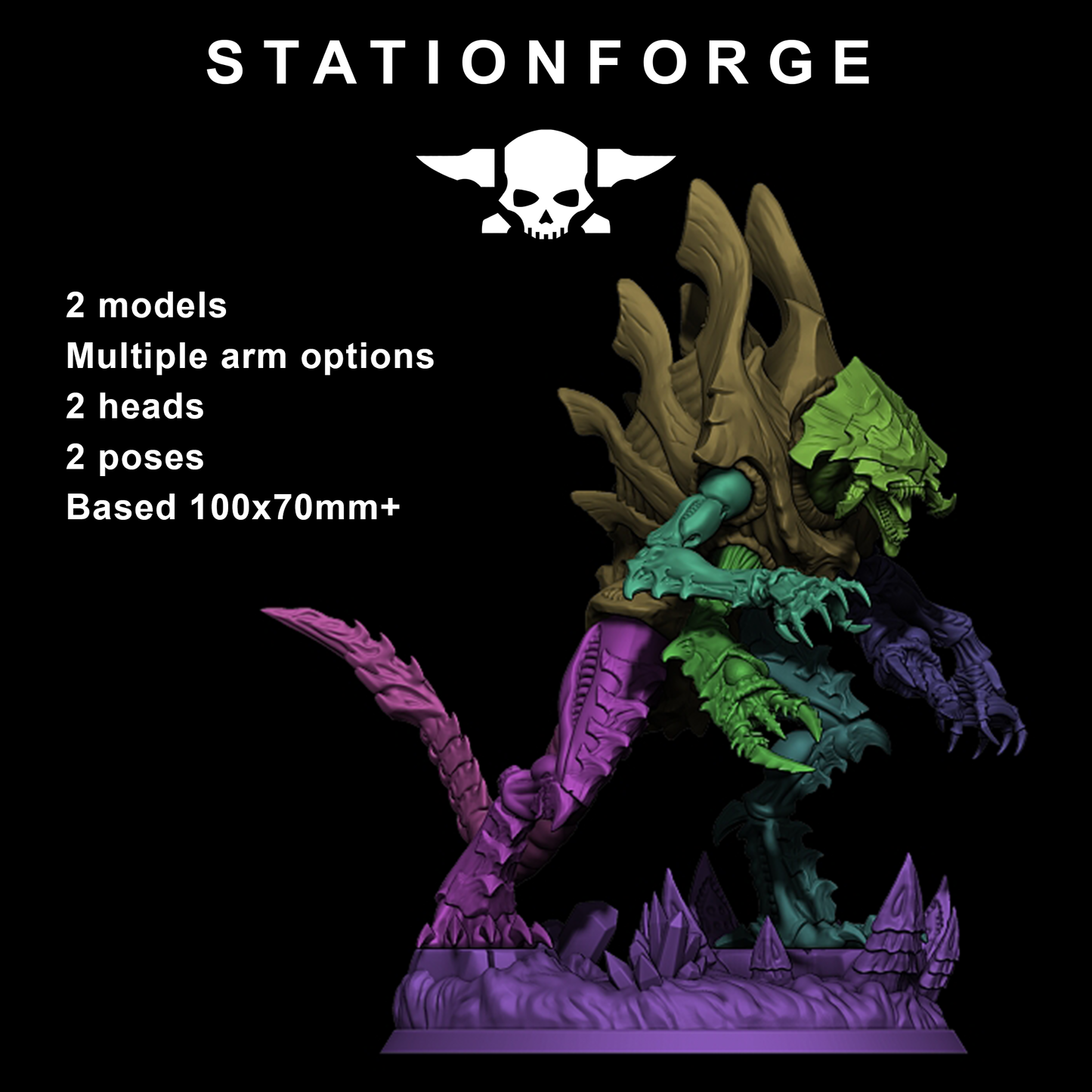 Xenarid Devourers - 2 Figurines - Station Forge