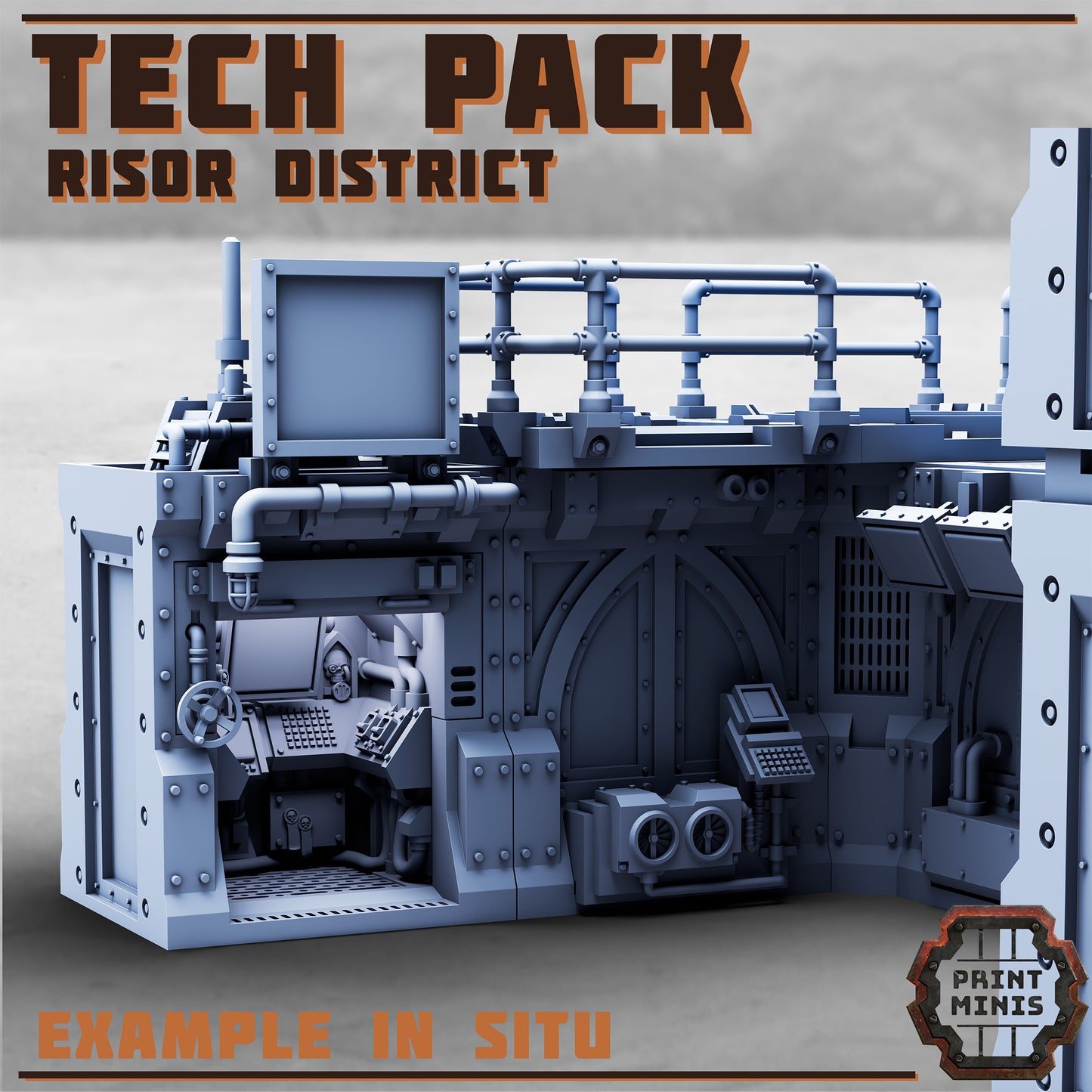 Risor District - Tech Expansion - Figurine Print Minis