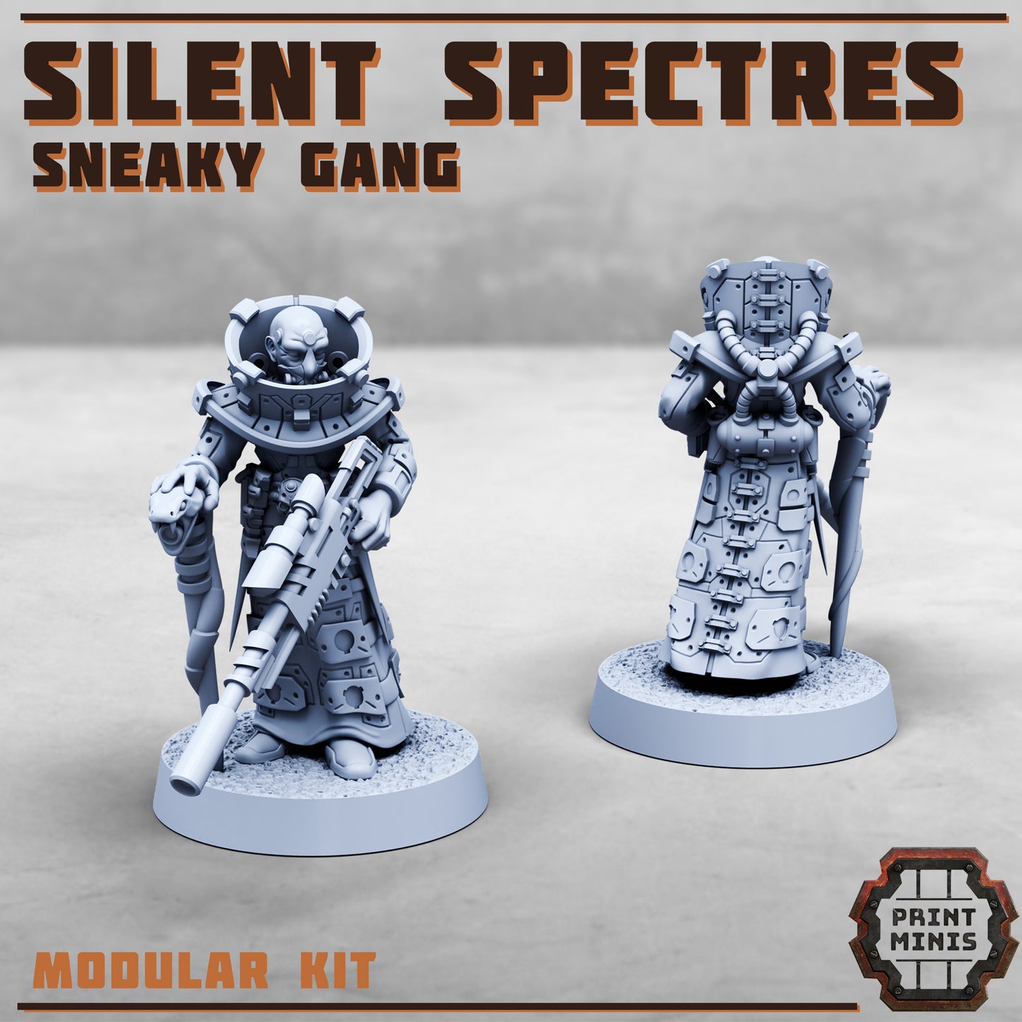 The Silent Spectres - A Sneaky Gang - Figurine Print Minis