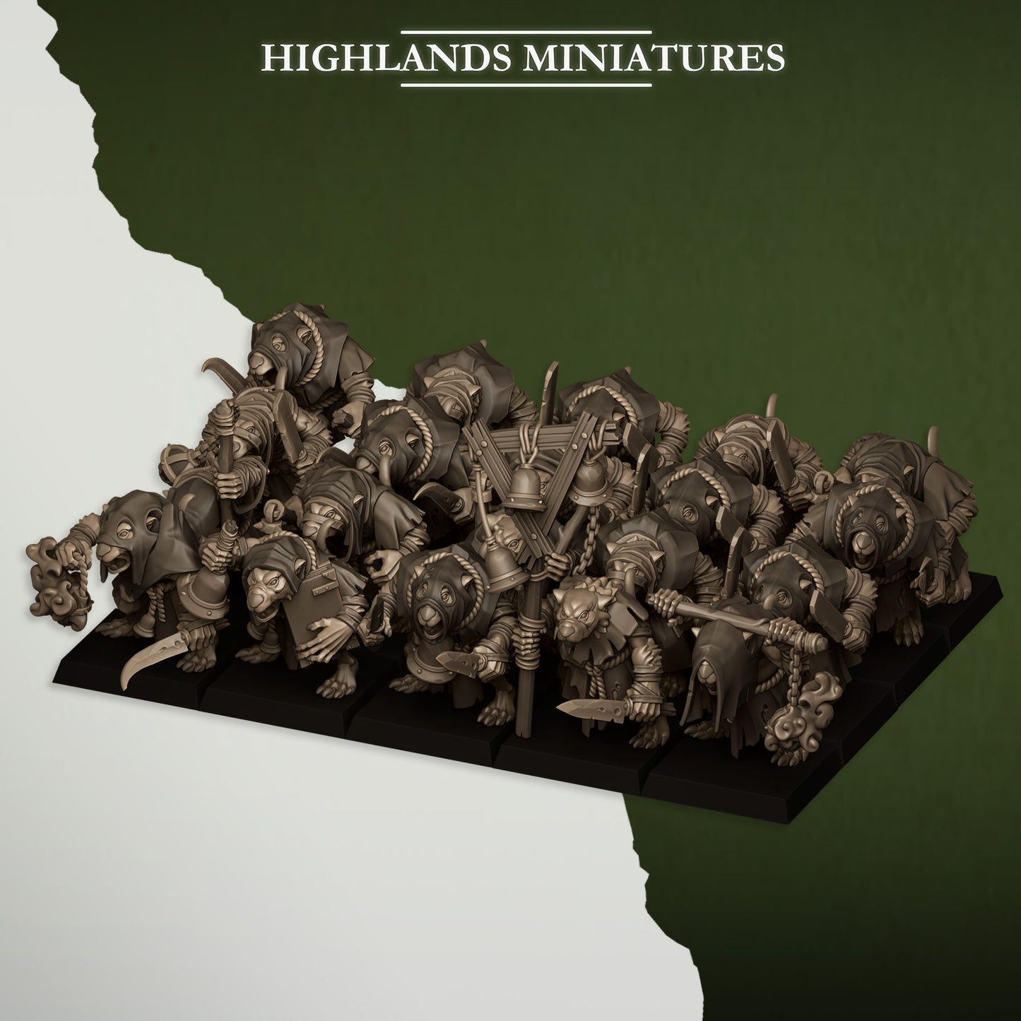VERMIN ACOLYTES - Figurine Highlands Miniatures