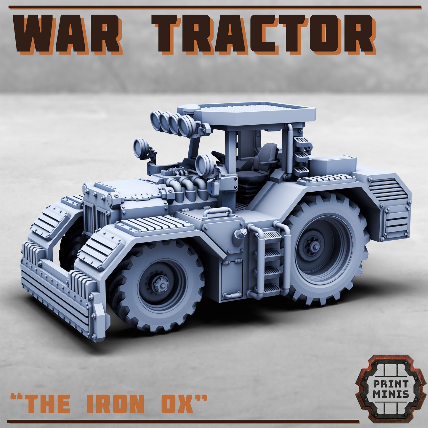 Tractor - Figurine Print Minis