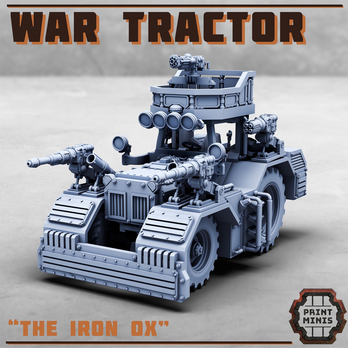Tractor - Figurine Print Minis