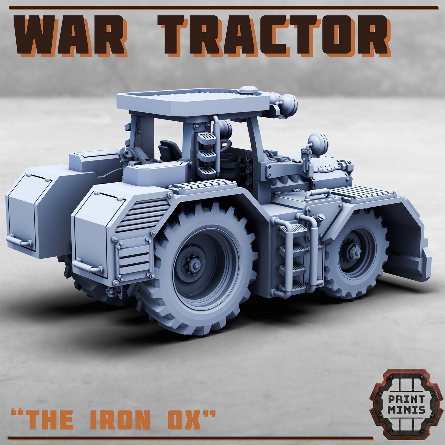 Tractor - Figurine Print Minis