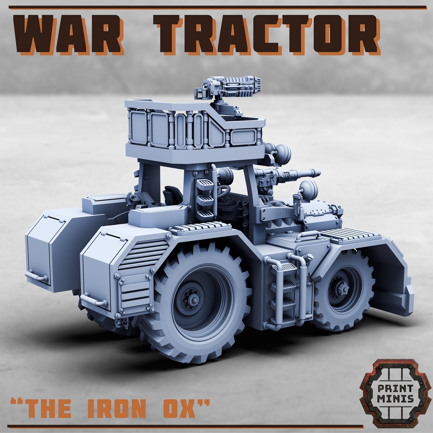 Tractor - Figurine Print Minis