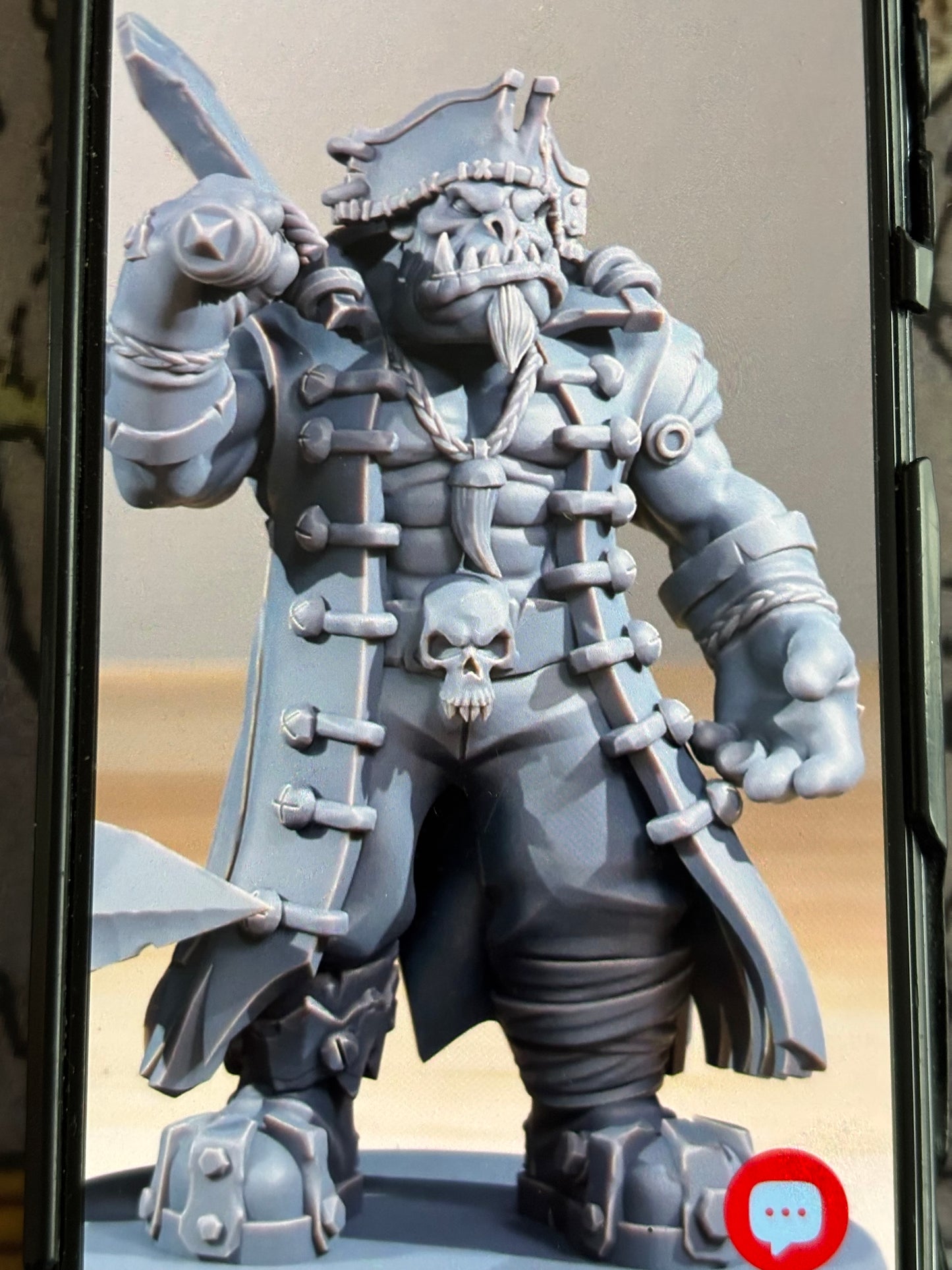 Scavenger Ranger Priest en 100mm et le L'orkaz Pirates en 100mm