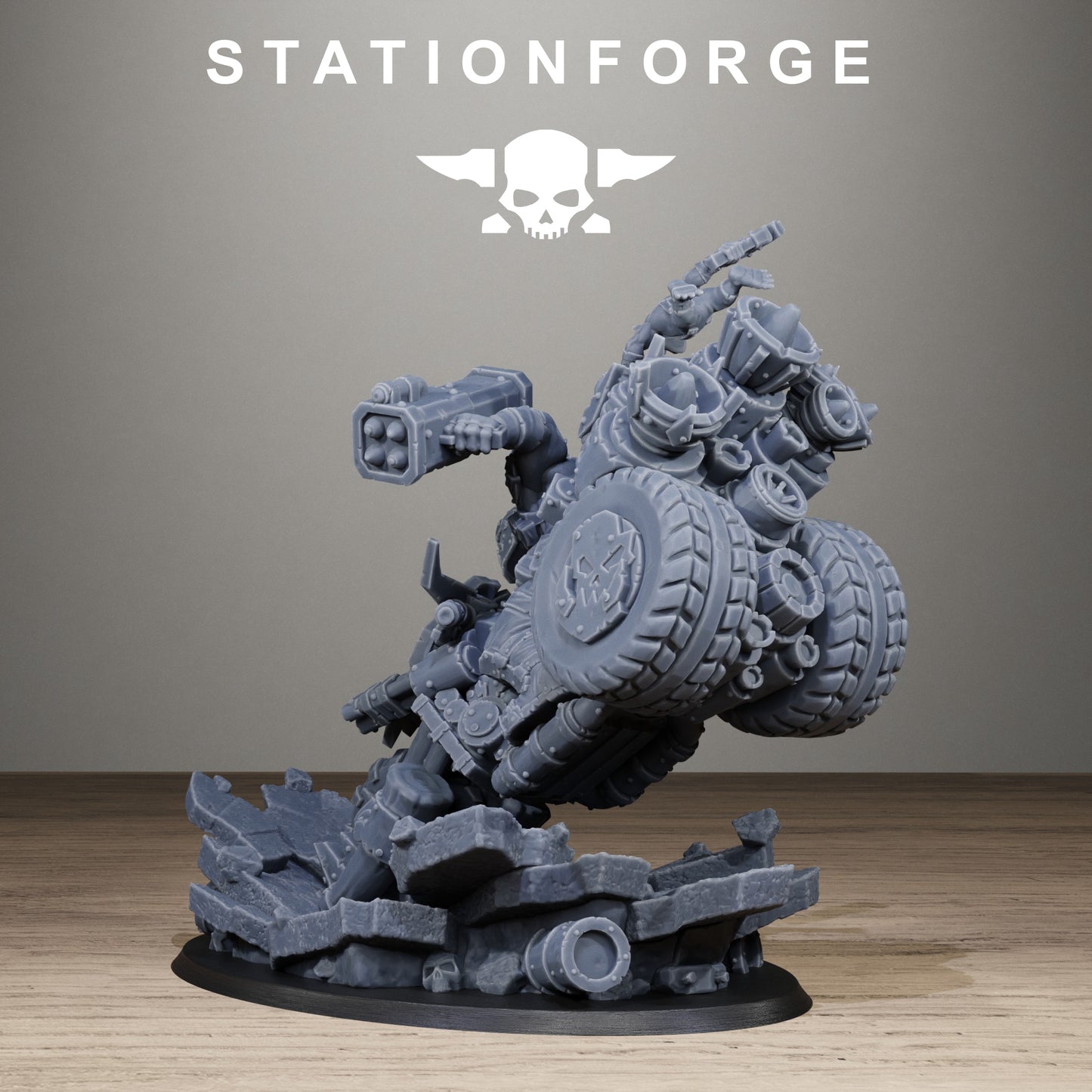 Orkaz Biker Boss - Figurine Station Forge
