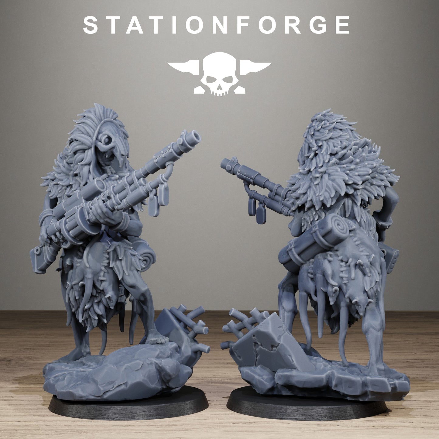 Techno Savages Scrap Tribers - Figurines Station Forge
